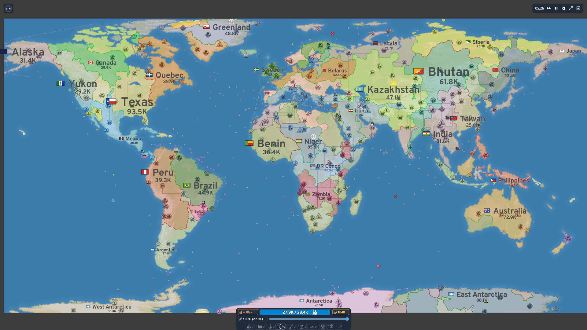 OpenFront Game screenshot
